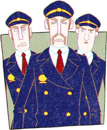警官たち